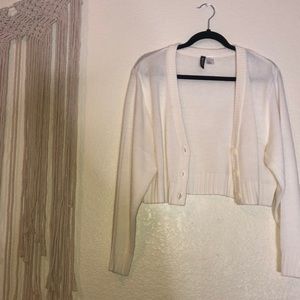 White never worn fresh cardigan